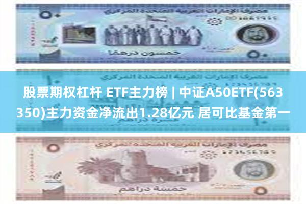 股票期权杠杆 ETF主力榜 | 中证A50ETF(563350)主力资金净流出1.28亿元 居可比基金第一