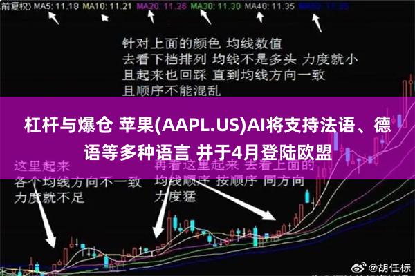 杠杆与爆仓 苹果(AAPL.US)AI将支持法语、德语等多种语言 并于4月登陆欧盟