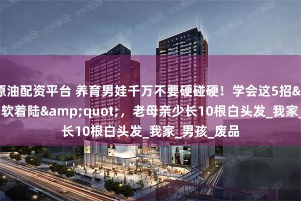 原油配资平台 养育男娃千万不要硬碰硬！学会这5招&quot;软着陆&quot;，老母亲少长10根白头发_我家_男孩_废品